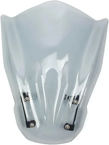 Vista 2 de GLoyer Motorcycle Windshield Windshield Windscreen Wind Deflector with Mounting Bracket Compatible with MT-07 FZ-07 2013 2014 2015 2016 2017 Light