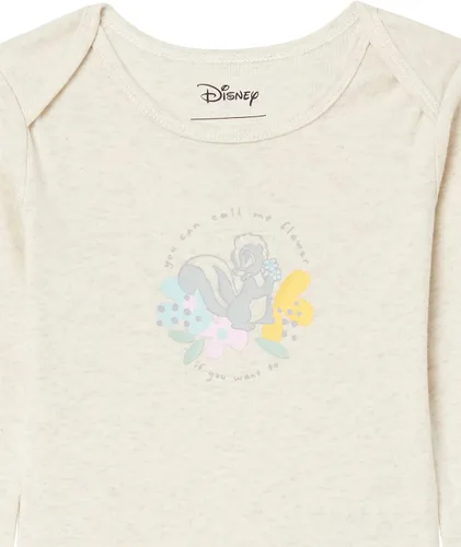 Vista 4 de Tienda Essentials Disney para bebés niñas Marvel Star Wars Body de princesa de manga larga paquete de 5