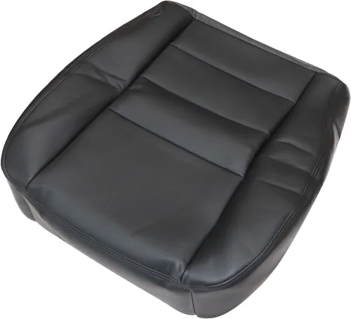 Vista 3 de NLQR Funda de repuesto para asiento delantero del lado del conductor y cojín de espuma compatible con Ford F250 F350 F450 F550 2002-2007, negro #333