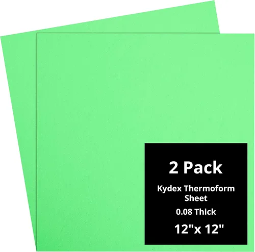 Vista 81 de Kydex Sheets - Solid Color DIY Kit for Crafting Holsters, Sheaths, and Mag Pouches - (8x8, 8x12, 12x12), Premium Thermoform Sheets - Thick, Durable