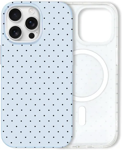 Vista 14 de Hython Funda para iPhone Air, diseño estético de lunares lindos, funda simple de 6.5 pulgadas, delgada, antiarañazos, parachoques de TPU suave, a