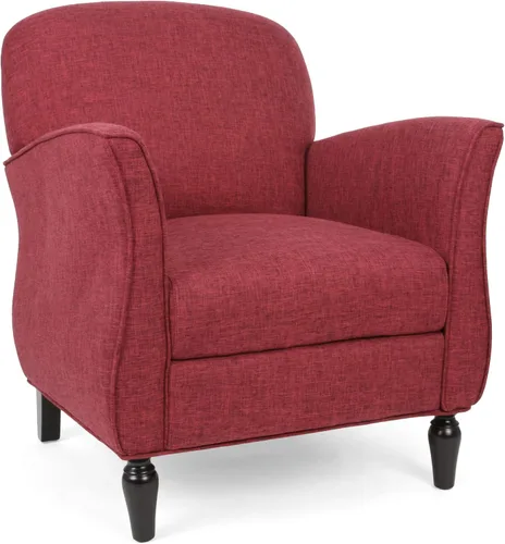 Vista 3 de Christopher Knight Home Crew - Sillón tradicional de tweed, arándano, gris