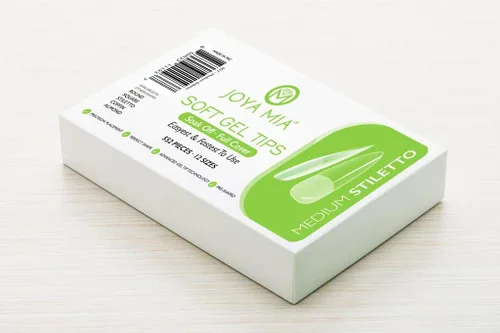 Vista 12 de Kit de puntas de uñas de gel suave de cobertura completa para extensiones de uñas de remojo, 550 piezas de puntas de uñas postizas de PMMA