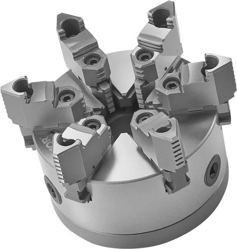 Vista 10 de VEVOR - Portabrocas para torno de 6 mandíbulas, 6 pulgadas (152 mm), portabrocas autocentrante con placa de respaldo D1-4 Cam Lock, rango