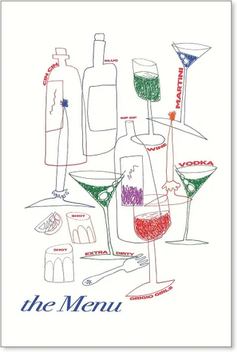 Vista 37 de MWZUPQ Póster de cóctel colorido de moda, retro, lindas copas de vino, lienzo, arte de pared, llena tu taza, pinturas impresiones de bares, cocina