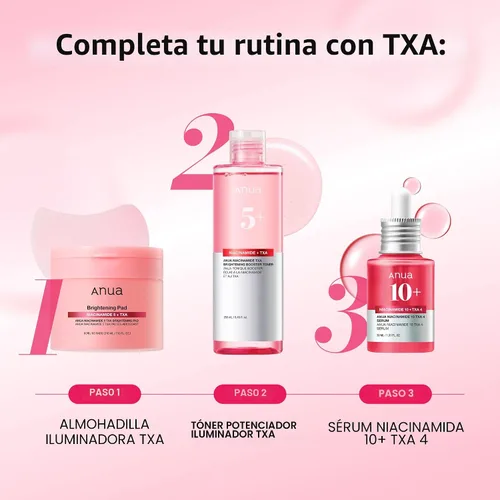 Vista 8 de ANUA Suero de Niacinamida 10 + TXA 4, Ácido Hialurónico, Ácido Tranexámico, Suero Facial Para Piel de Vidrio, Suero de Retorno al Brillo, Cuidado