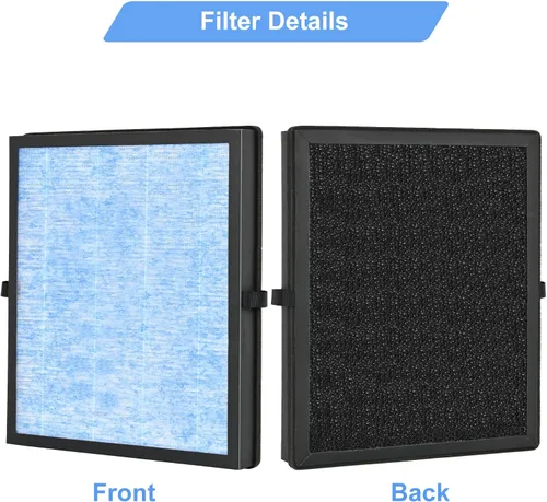 Vista 3 de Paquete de 3 filtros de aire MK04 H13 Ture de repuesto para purificador de aire AROEVE MK04 MG04JH 3 etapas H13 Ture HEPA Filtro de repuesto
