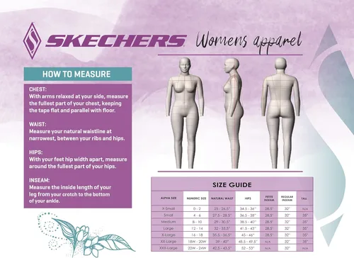 Vista 4 de Skechers Leggings Go Walk de talle alto para mujer