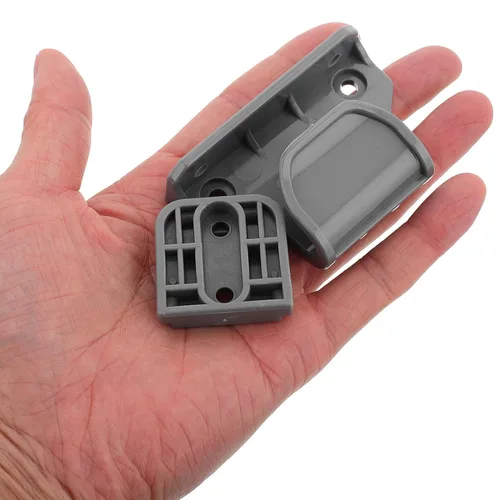 Vista 4 de Kit de accesorios de repuesto de extensiones retráctiles para puertas con accesorios perforados, piezas de puerta de seguridad de plástico