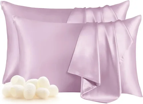 Vista 61 de THXSILK Funda de almohada 100% seda de morera para la salud del cabello y la piel, funda de almohada suave y lisa con cremallera oculta, ambos lados