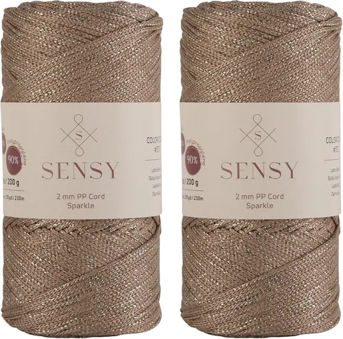 Vista 91 de Sensy Premium 2mm 229.5 metros de cuerda de poliéster 100% cordón de polipropileno Cordón de macramé 2mm Cordón para bolso de crochet Hilo