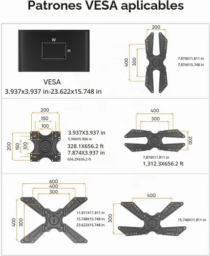 Vista 8 de FORGING MOUNT Soporte de pared para TV de brazo largo con extensión de 48.03 pulgadas para televisores y monitores de 26 a 75 pulgadas, soporte