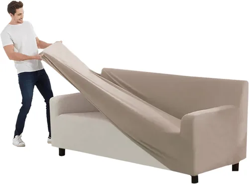 Vista 98 de Funda para Sofá de Terciopelo, Fundas Elásticas para Sofá para Funda Principal Separada/Respaldos y Cojines de Asiento, Funda para Sofá, para Fundas