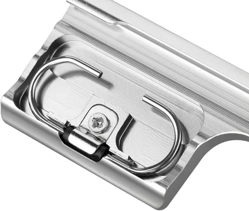 Vista 2 de Aluminumt - Hebilla de bloqueo de repuesto para cámaras GoPro Hero4 Hero3+, carcasa de esqueleto impermeable estándar (plateado)