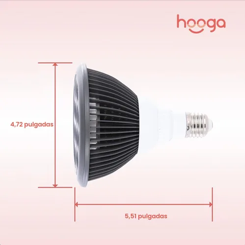 Vista 7 de Hooga Terapia de luz roja, 660 nm 850 nm, 12 LED de doble chip, portátil y dirigida de alta irradiancia para la piel, alivio del dolor