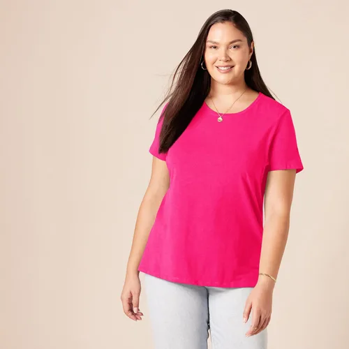 Vista 472 de Amazon Essentials Women's Regular-Fit Short-Sleeve Crewneck T-Shirt