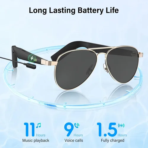 Vista 6 de GetD Gafas AI, gafas inteligentes impulsadas por ChatGPT, traducción de IA