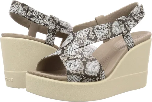 Vista 7 de Crocs mujer Brooklyn cuña alta