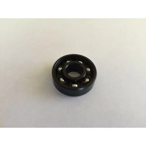 Vista 2 de 100 piezas 608 Fidget Spinner abierto negro rodamiento giro rápido sin grasa
