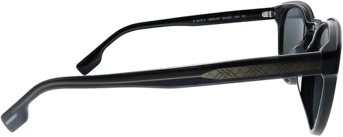 Vista 3 de BURBERRY BE 4310F 385087 - Lentes de sol redondos de plástico negro con lente gris
