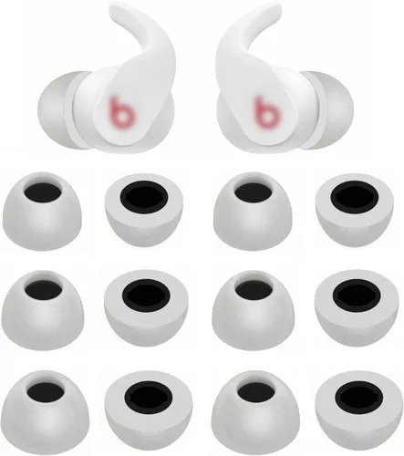 Vista 5 de ALXCD Eartips - Auriculares compatibles con Beats Fit Pro, S/M/L 3 tamaños, 6 pares de almohadillas de silicona suave de repuesto, compatibles