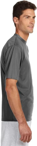 Vista 3 de Camisa de manga corta para hombre, tamaño A4