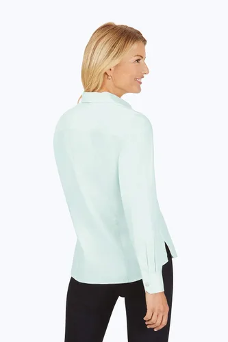 Vista 2 de Foxcroft Camiseta Dianna sin hierro para mujer