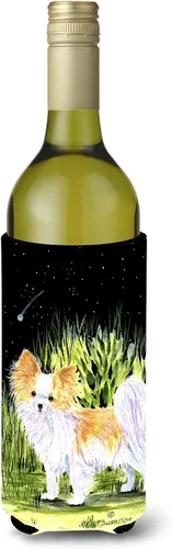 Vista 11 de Caroline's Treasures SS8447CC Starry Night English Bulldog - Enfriador para latas o botellas, lavable, funda plegable con aislamiento para bebidas