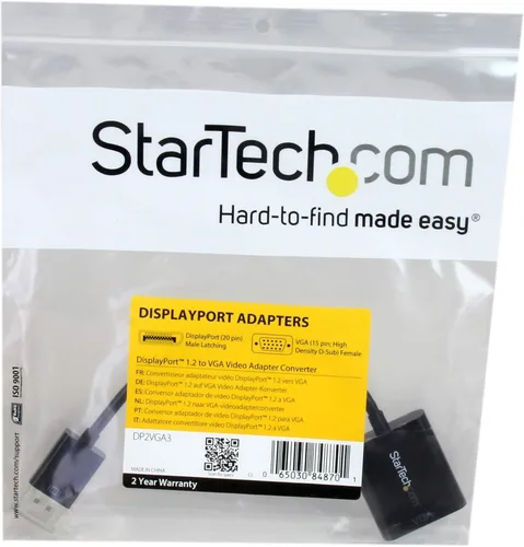 Vista 6 de StarTech Adaptador activo de DisplayPort a VGA, 1080p60, DP1.2 DP2VGA3