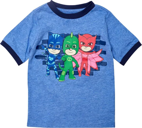 Vista 3 de PJ Masks Paquete de 3 camisetas para bebé con Catboy, Gekko y Owlette