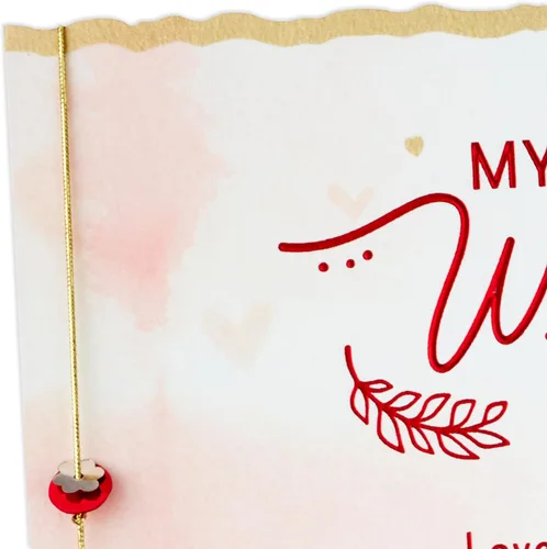 Vista 5 de Hallmark Tarjeta de San Valentín para esposa (felicidad y trabajo duro)