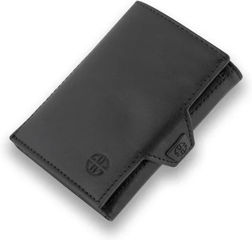 Vista 8 de TRUSADOR Verona - Cartera unisex de piel con bolsillo frontal