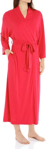 Vista 5 de Natori Shangri La - Bata larga con mangas kimono, bata de baño para mujer Negro