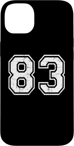 Vista 15 de 83 Number Eighty-Three Team Sports Grunge Varsity Matching Case for iPhone 16