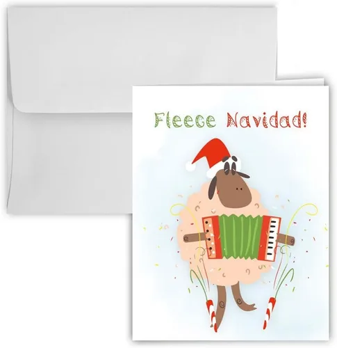 Vista 12 de Paper Frenzy Tarjetas y sobres de Navidad abstractos de Belén - 25
