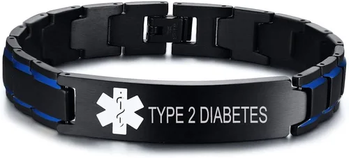 Vista 16 de VNOX Pulsera ajustable de acero inoxidable cepillado de 2 tonos con grabado personalizado gratis, identificación de alerta médica, unisex