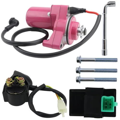 Vista 11 de Motor de arranque de 3 pernos con relé y CDI para ATV, Dirt Bikes, Go Karts, motocicletas chinas, Pit Bike, Quad, 4 ruedas, Dune Buggy, Sandrail