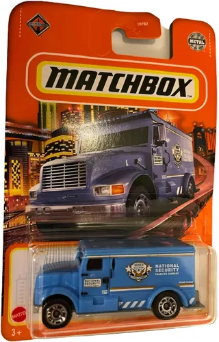 Vista 2 de Matchbox Power Grabs Blue International Coche blindado 80/100