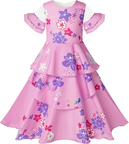 Vista 2 de Girls Costume Little Princess Dresses Girls Outfit 2PCS Pants Set Boys Costume Shirt Cape Cloak