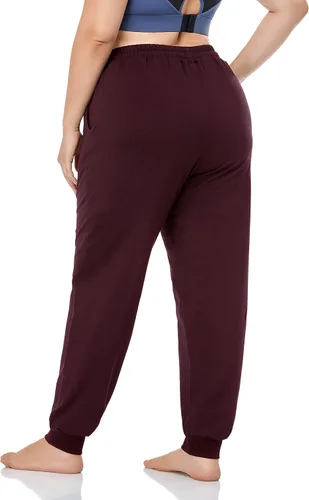 Vista 5 de ZERDOCEAN Pantalones deportivos de talla grande para mujer, pantalones deportivos ajustados para entrenamiento, yoga, descanso, con bolsillos