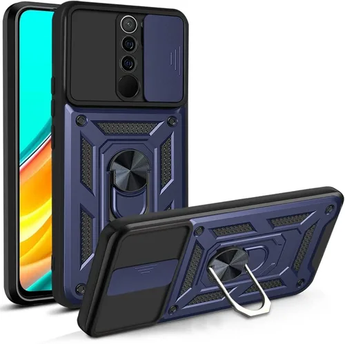 Vista 208 de Compatible con Tecno Pova Neo 2 Bracket Shell, con cubierta deslizante para lente de cámara compatible con Tecno Pova Neo 2 LG6n Case Negro