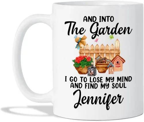 Vista 12 de Regalos personalizados para jardineros, taza de jardín con la frase "All I Need Is This Plant", taza de café para jardineros, taza para amantes