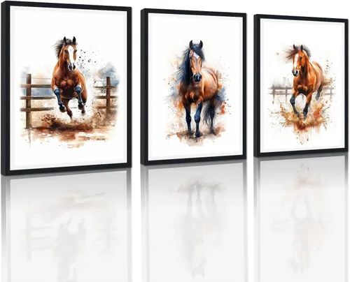 Vista 45 de 3 piezas modernas de lienzo de león de animales salvajes, pinturas de retratos de familia de leones, decoración de pared, obras de arte de sala
