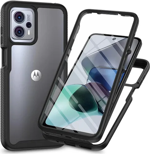 Vista 16 de Funda para Google Pixel 7a Funda con protector de pantalla para Google Pixel 7a 5G, color negro