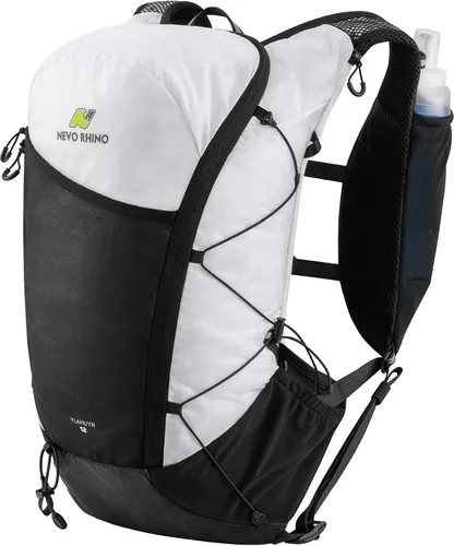 Vista 10 de N NEVO RHINO Chaleco para correr de 12L, chaleco de hidratación con 2 Negro