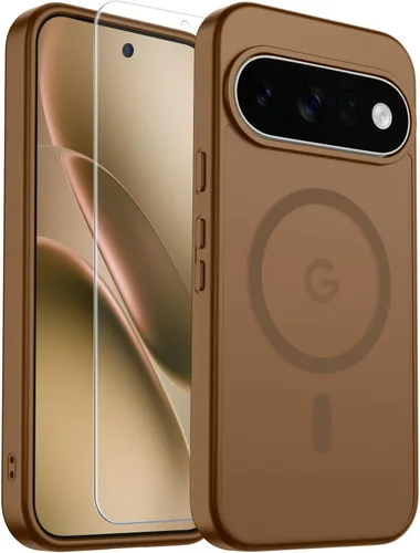 Vista 12 de SUPFINE Funda magnética para Google Pixel 10 Pro XL con protector de pantalla (imanes integrados) (protección contra caídas de grado militar)