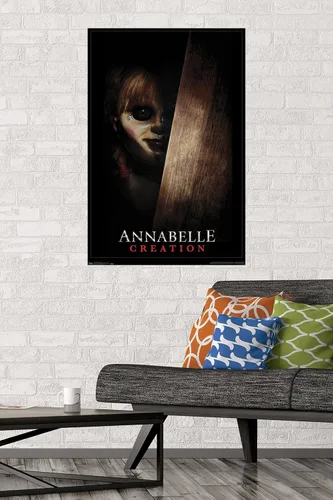 Vista 2 de Trends International Annabelle - Póster de pared Peek, 22.375 x 34 pulgadas, versión premium sin marco