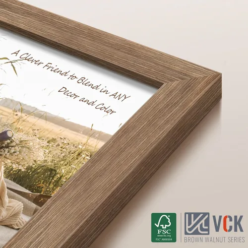 Vista 13 de VCK Marcos para póster de madera maciza de 22.375 x 34 pulgadas, marco de fotos A1 negro con montaje en pared, paquete de 3