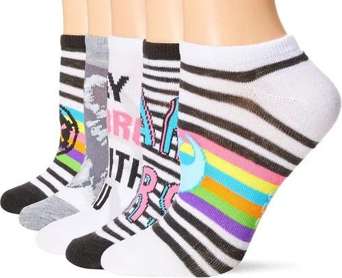 Vista 8 de STAR WARS Women's Classic 5 Pack No Show Ankle Socks Surtido Azul Multi