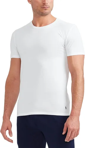 Vista 2 de POLO RALPH LAUREN Camisetas de algodón de ajuste clásico para hombre, paquete de 3